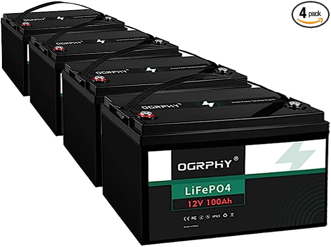 how solar energy is stored - OGRPHY 4 PACK BATTERY - LITHIUM-ION BATTERY
