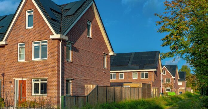 When are solar panels worth it - the image shows a couple of suburb houses one next to the other
